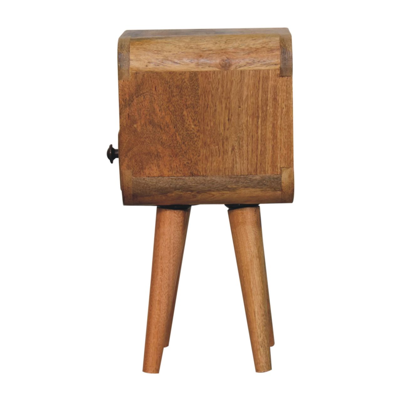 Extra Mini Oakish Curve Open Slot Bedside - Image 8