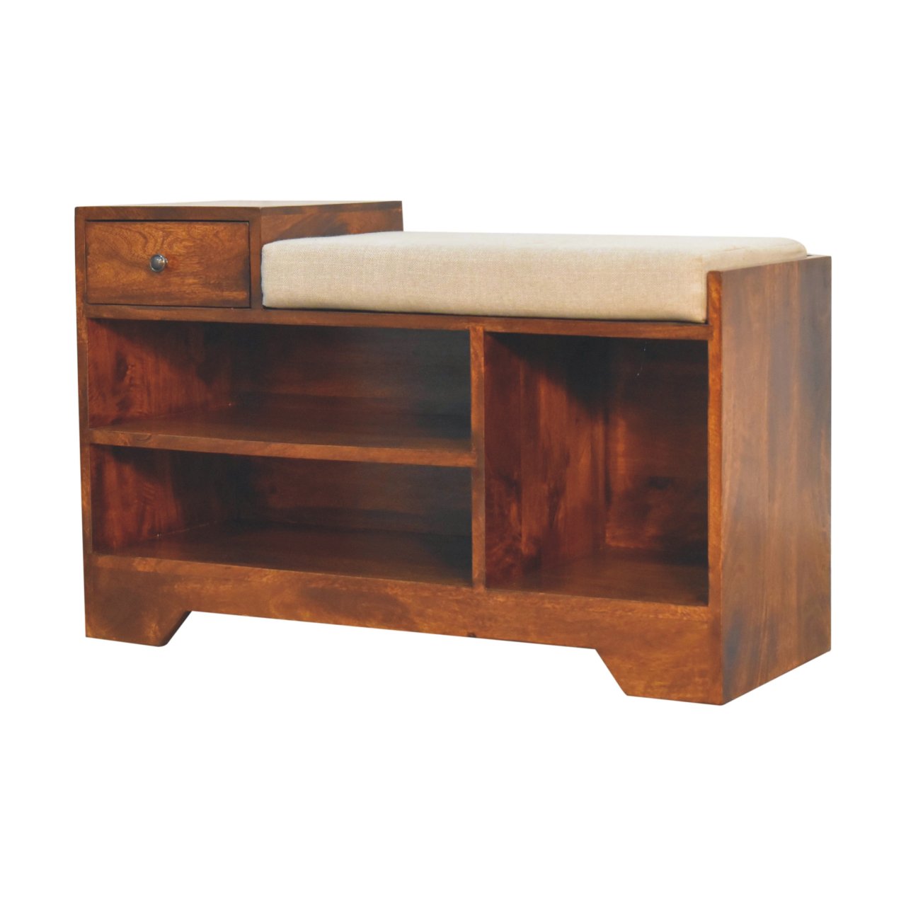 Retreat Chestnut Shoe Bench - Image 2