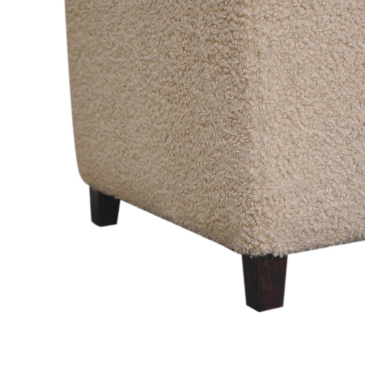Bliss Cream Bouclé Ottoman - Image 7