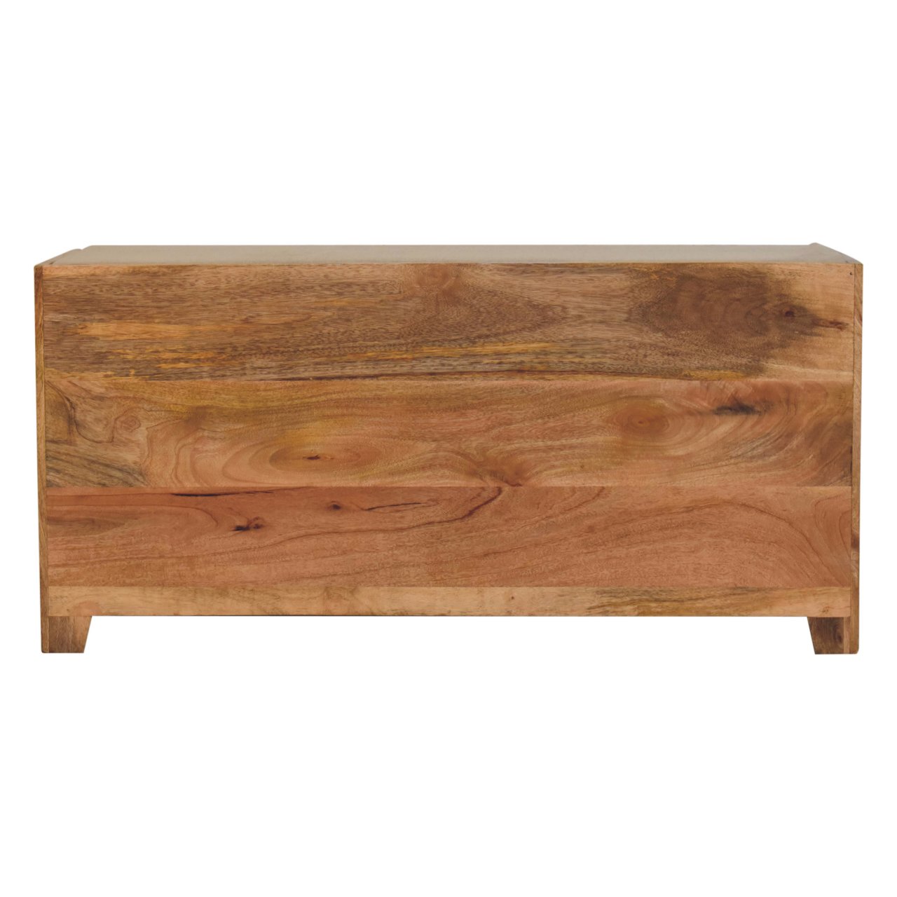 Shutter Oak-ish Shoe Bench - Image 9