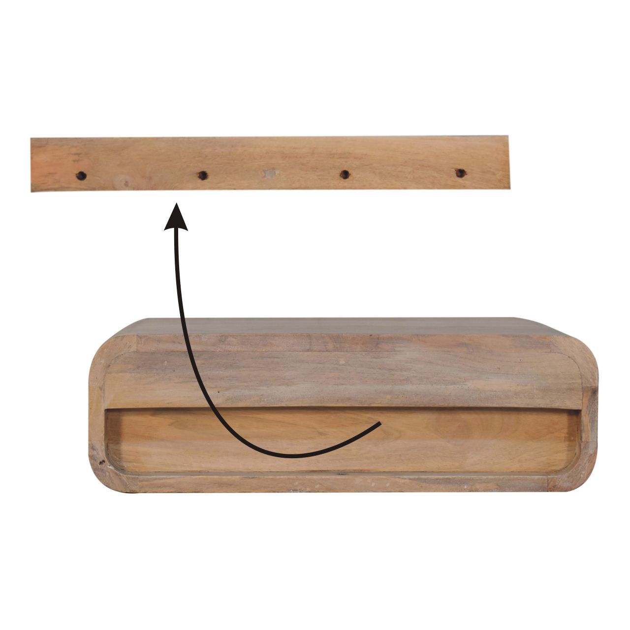 Sonoma T-bar Wall Mounted Bedside - Image 9