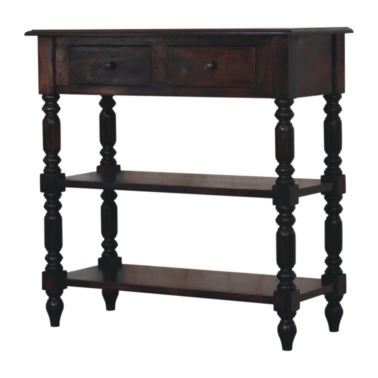 Turned legs Cherry Side Table - Image 3