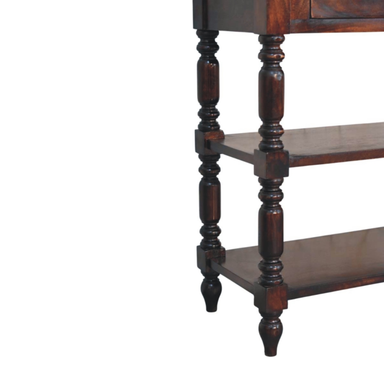 Turned legs Cherry Side Table - Image 6
