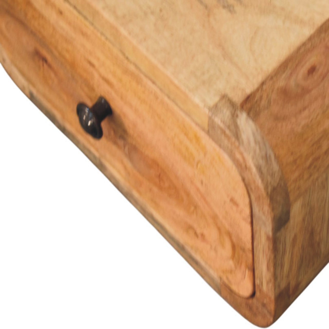Avora Mini Wall-Mounted Oak-ish 1 Drawer Nightstand - Image 5