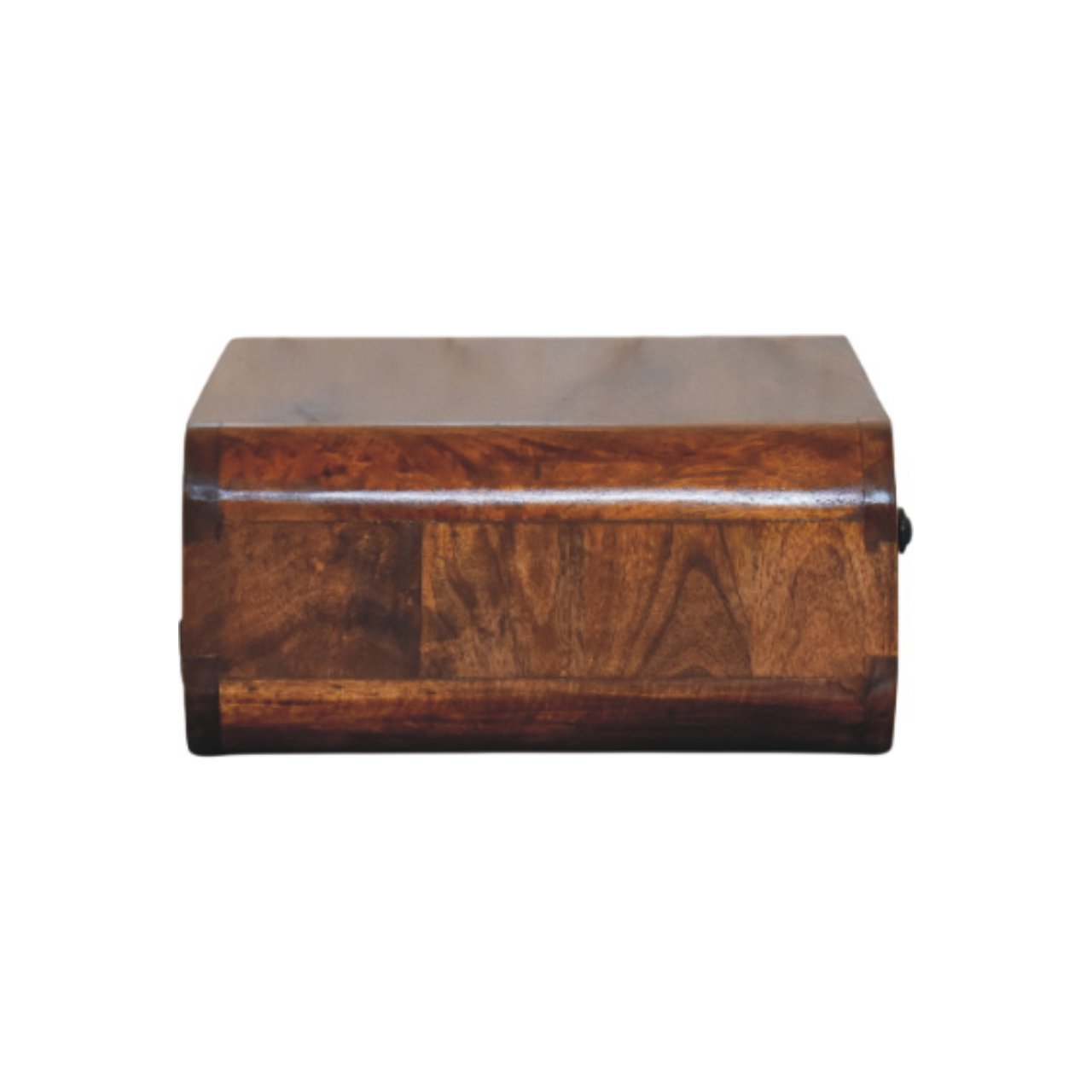 Avora Wall-Mounted Honey Caramel 1 Drawer Nightstand - Image 7