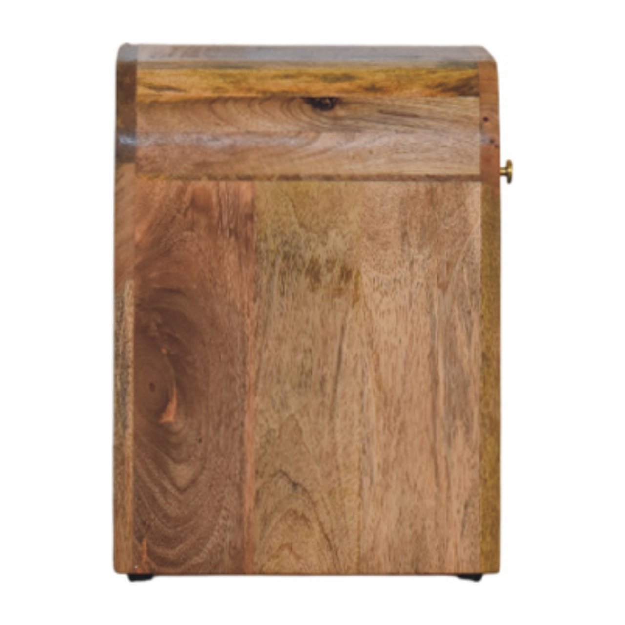 Mini Darcy Oak-ish Nightstand with Curved Edges - Image 7