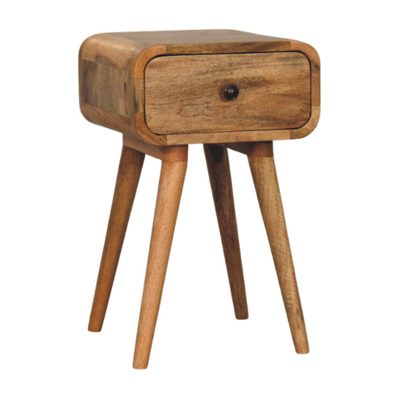 Avora Mini Oak-ish Nightstand with 1 drawer - Image 2