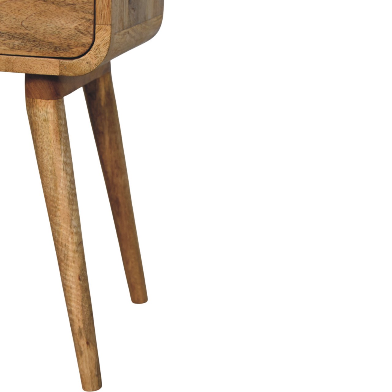 Avora Mini Oak-ish Nightstand with 1 drawer - Image 6