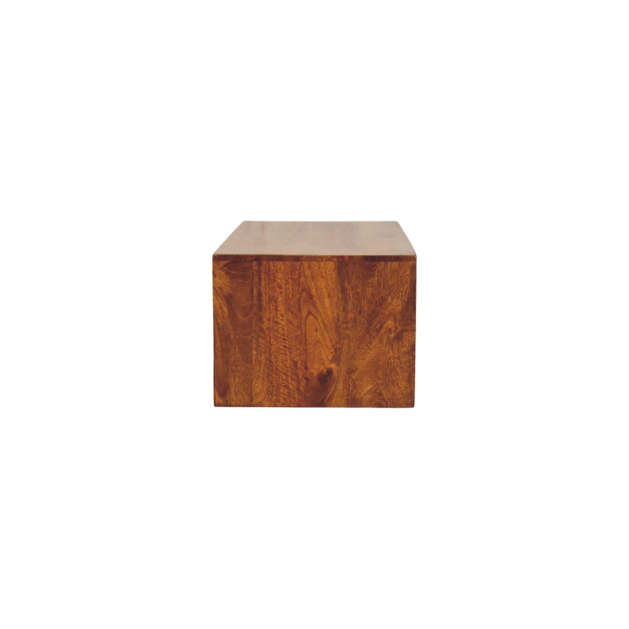 Lunar 2 Drawer Chestnut Wall Mounted Media Unit - Image 7