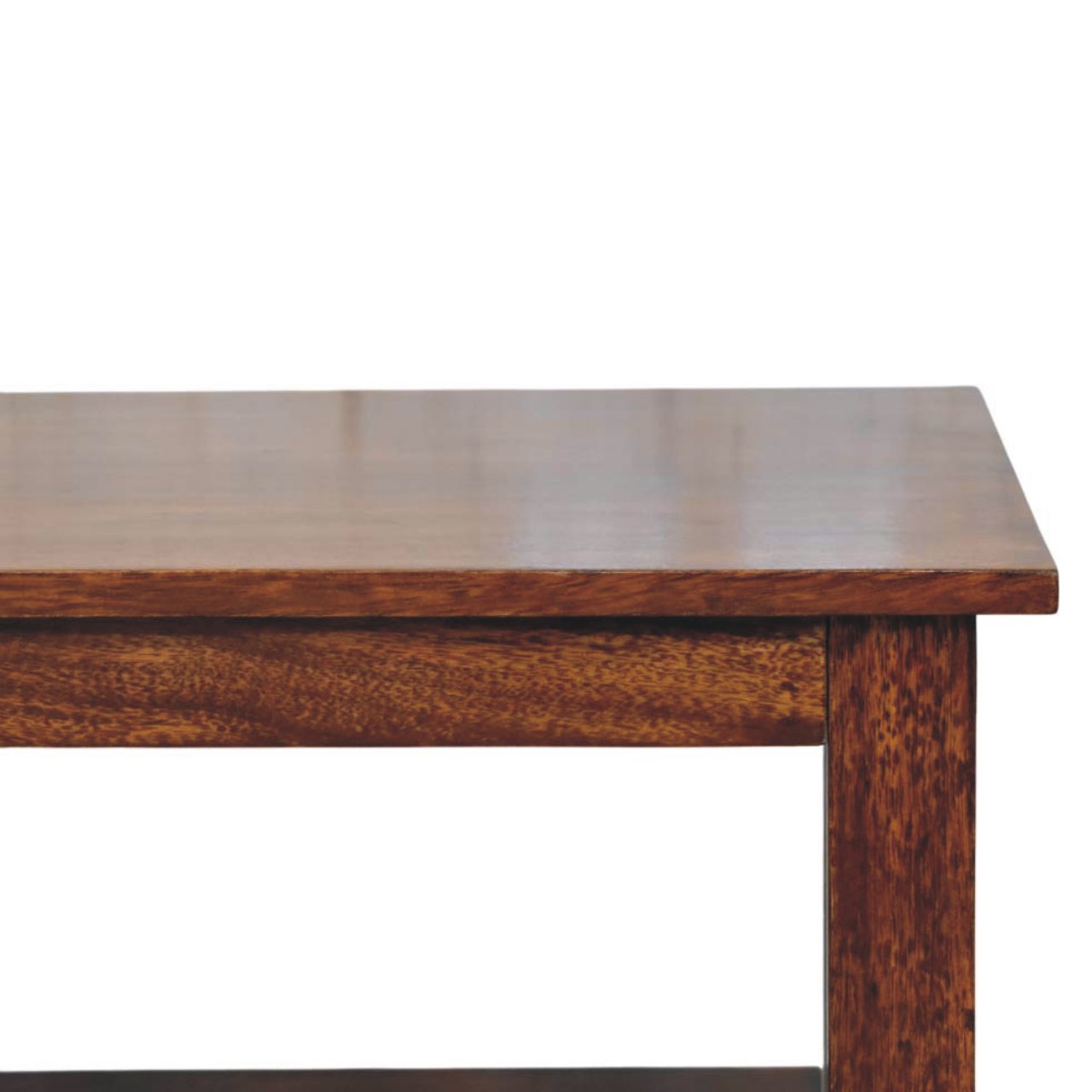 Belmont X-Frame Chestnut Coffee Table - Image 3