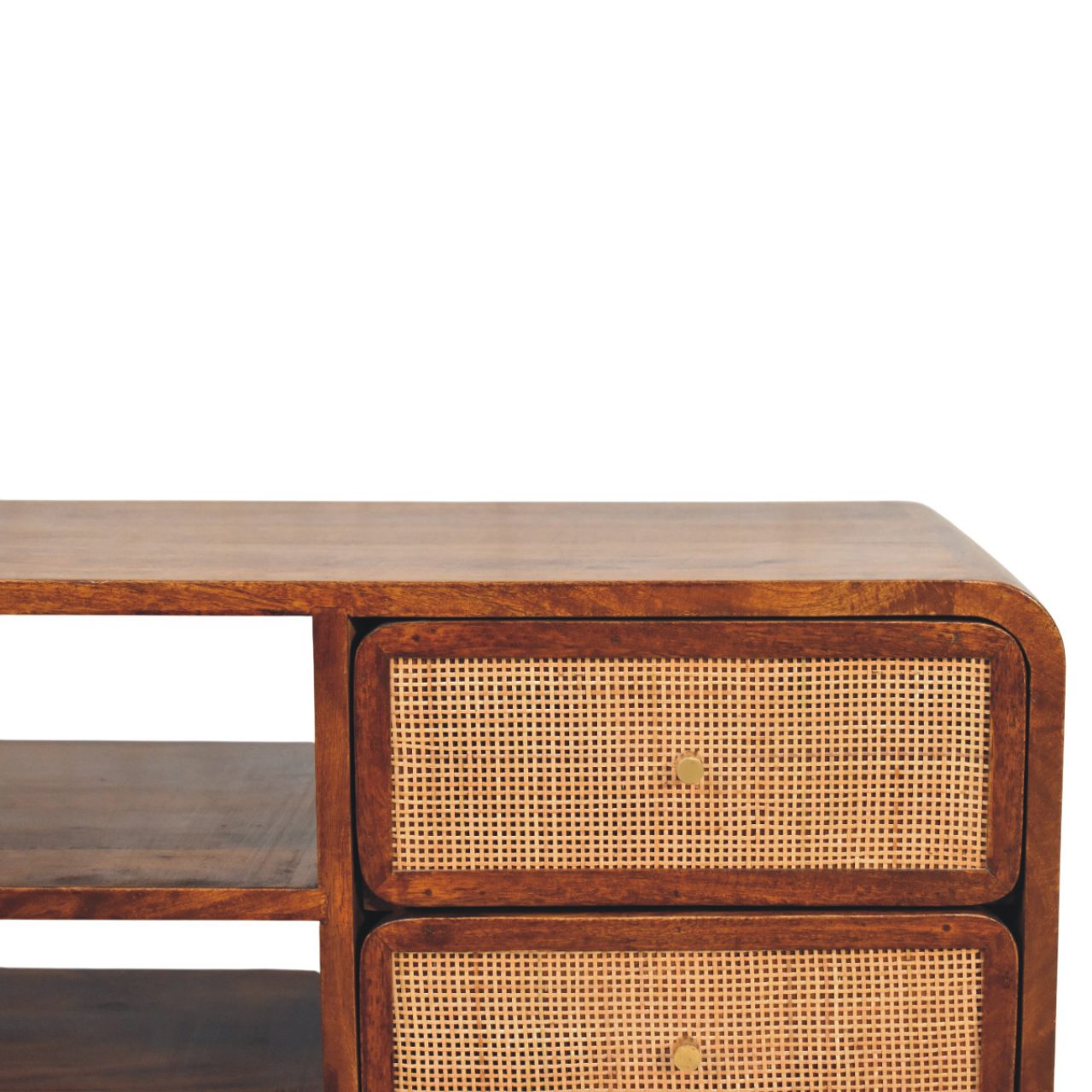 Larissa 4 Drawer Chestnut Media Unit - Image 3