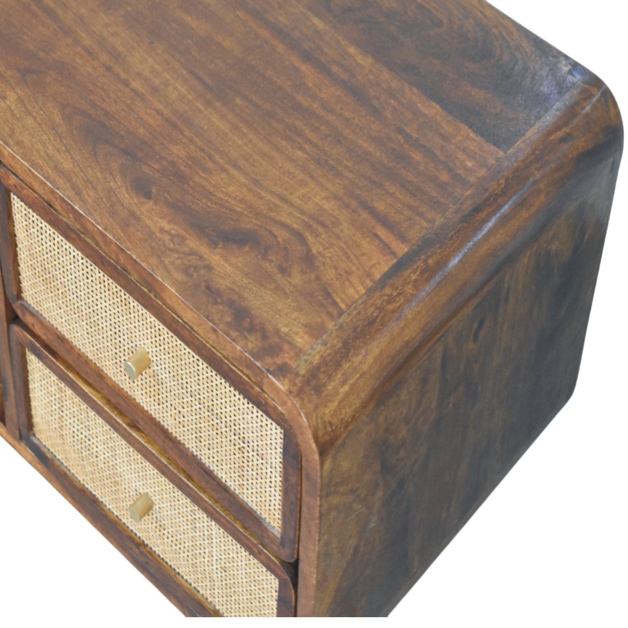 Larissa 4 Drawer Chestnut Media Unit - Image 4