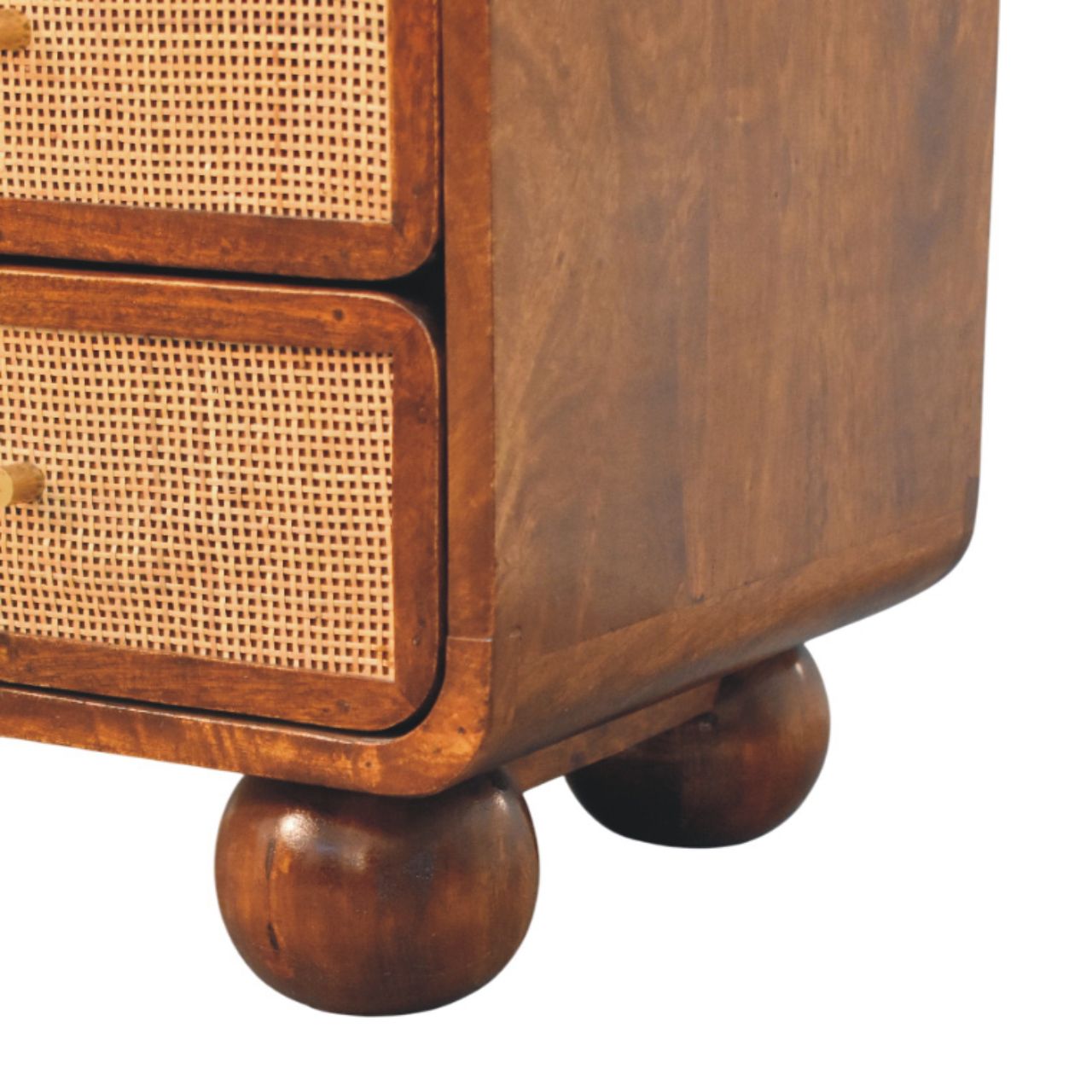 Larissa 4 Drawer Chestnut Media Unit - Image 6