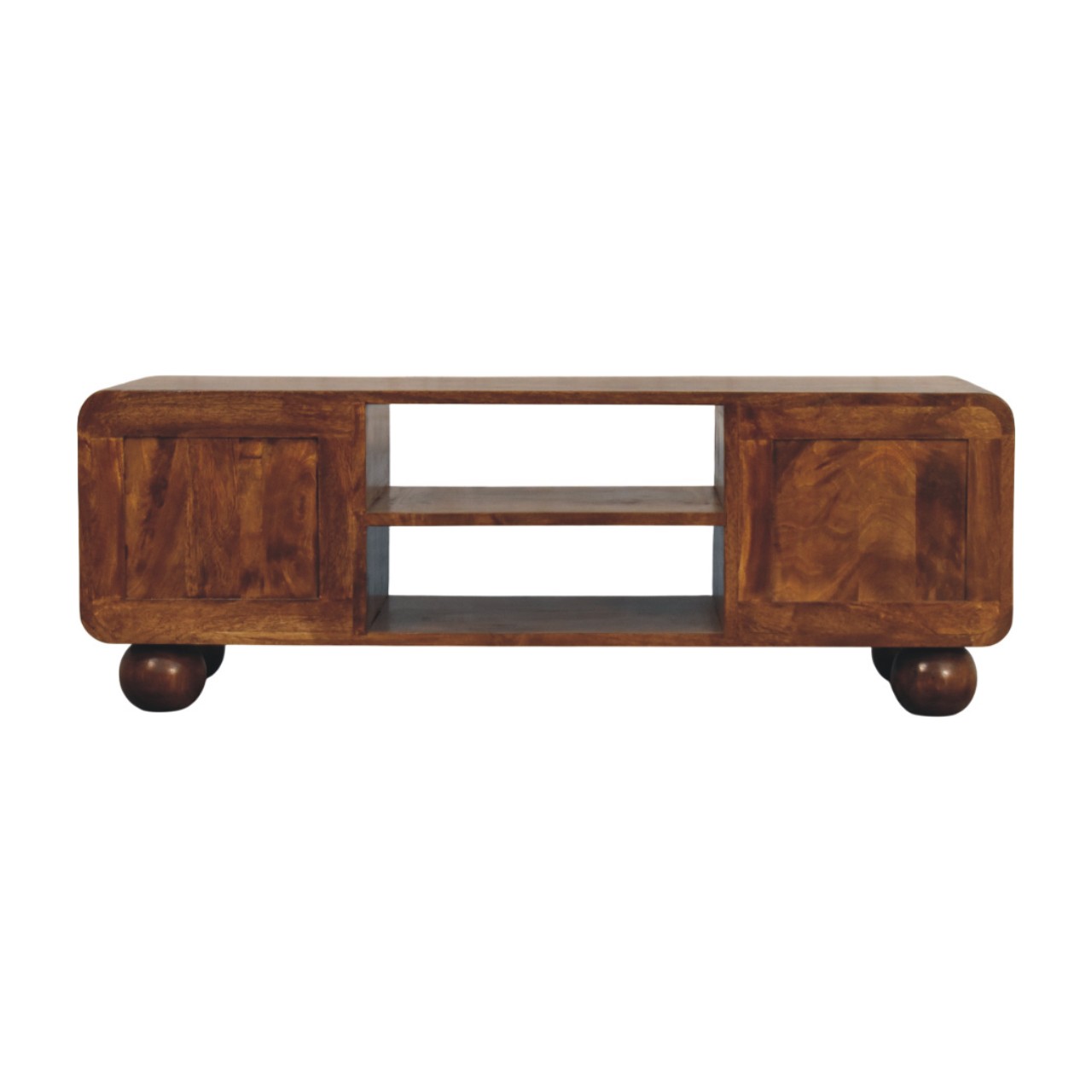 Larissa 4 Drawer Chestnut Media Unit - Image 8