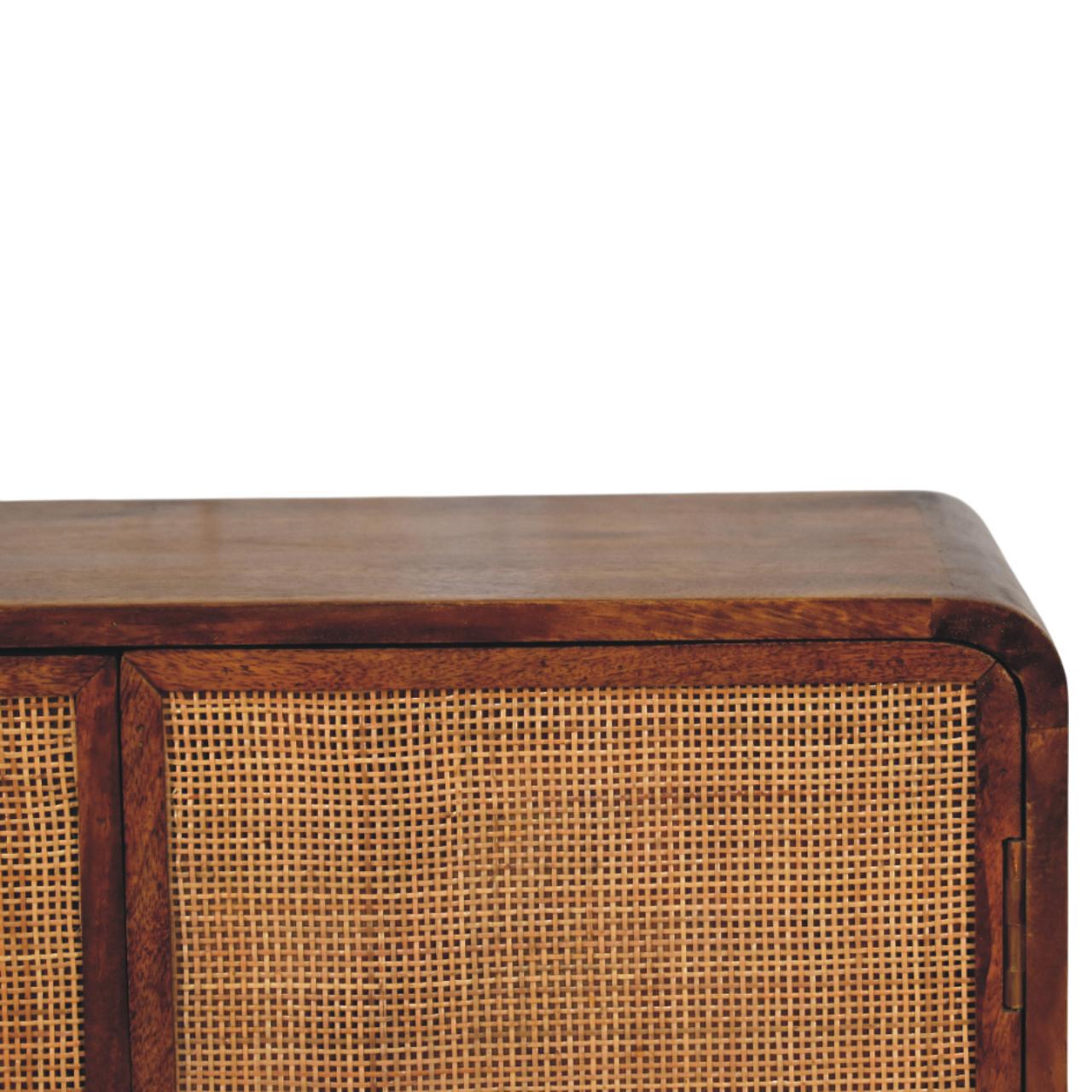 Larissa 2 Door Chestnut Cabinet - Image 3