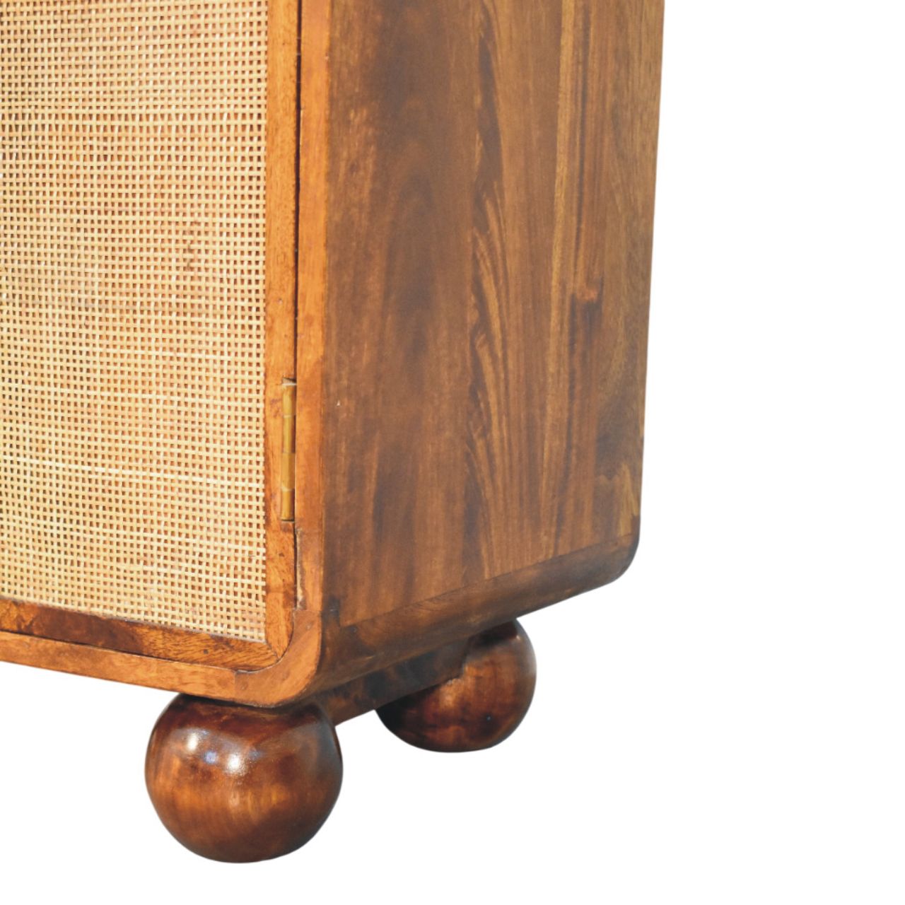 Larissa 2 Door Chestnut Cabinet - Image 6