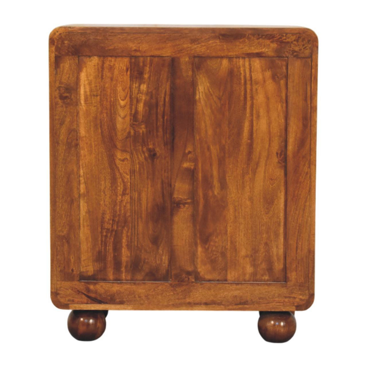 Larissa 2 Door Chestnut Cabinet - Image 8