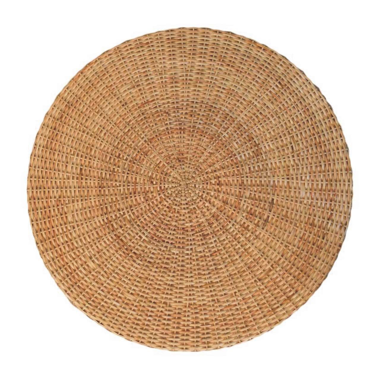Regency Round Woven Coffee Table with Ball Feet - Image 5