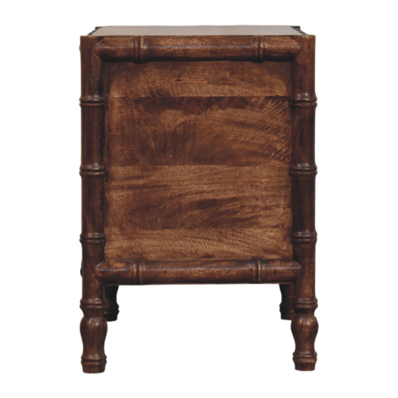 Bamboo Frame Nightstand in Roasted Almond - Image 7