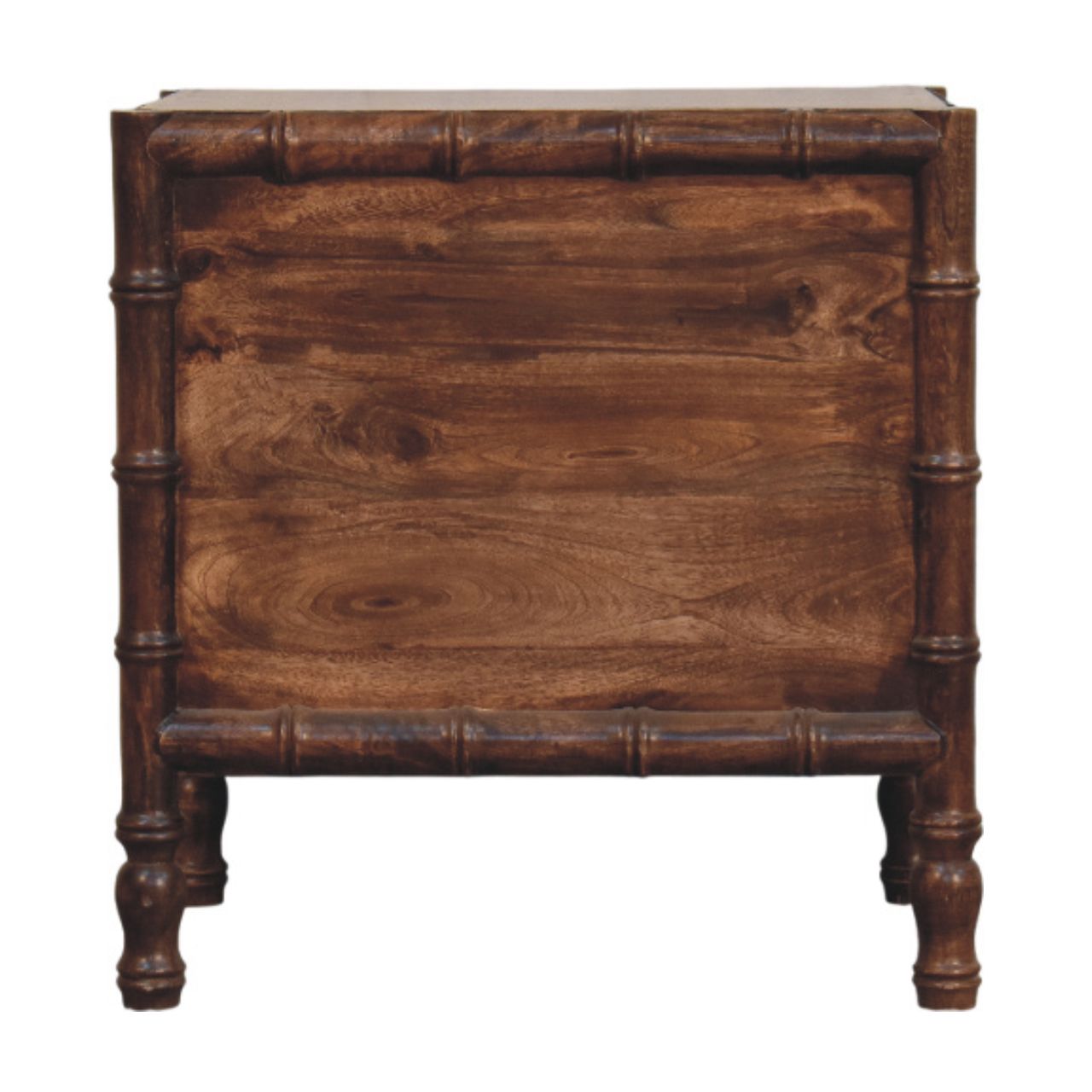 Bamboo Frame Nightstand in Roasted Almond - Image 8