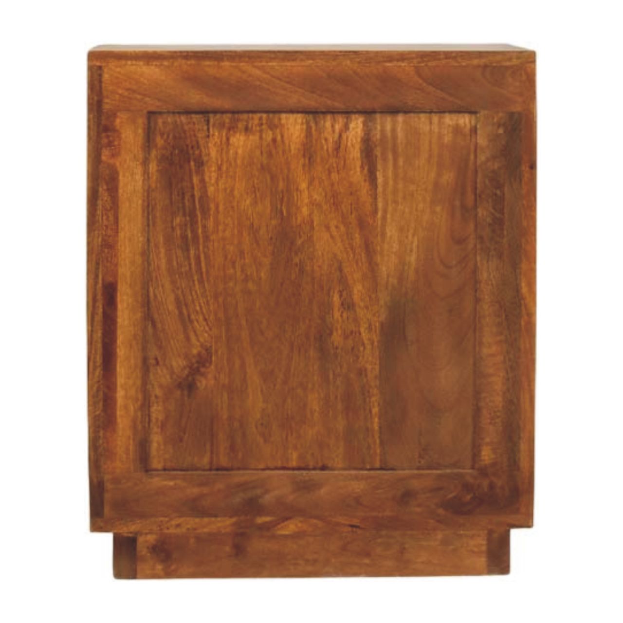 Solid Wood Curved Ribbed Bedside with Drawer - Image 9