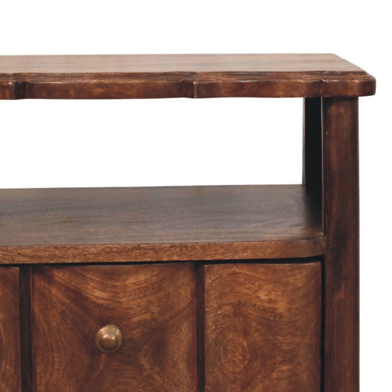 2-Drawer Bedside with Open Shelf - Image 3