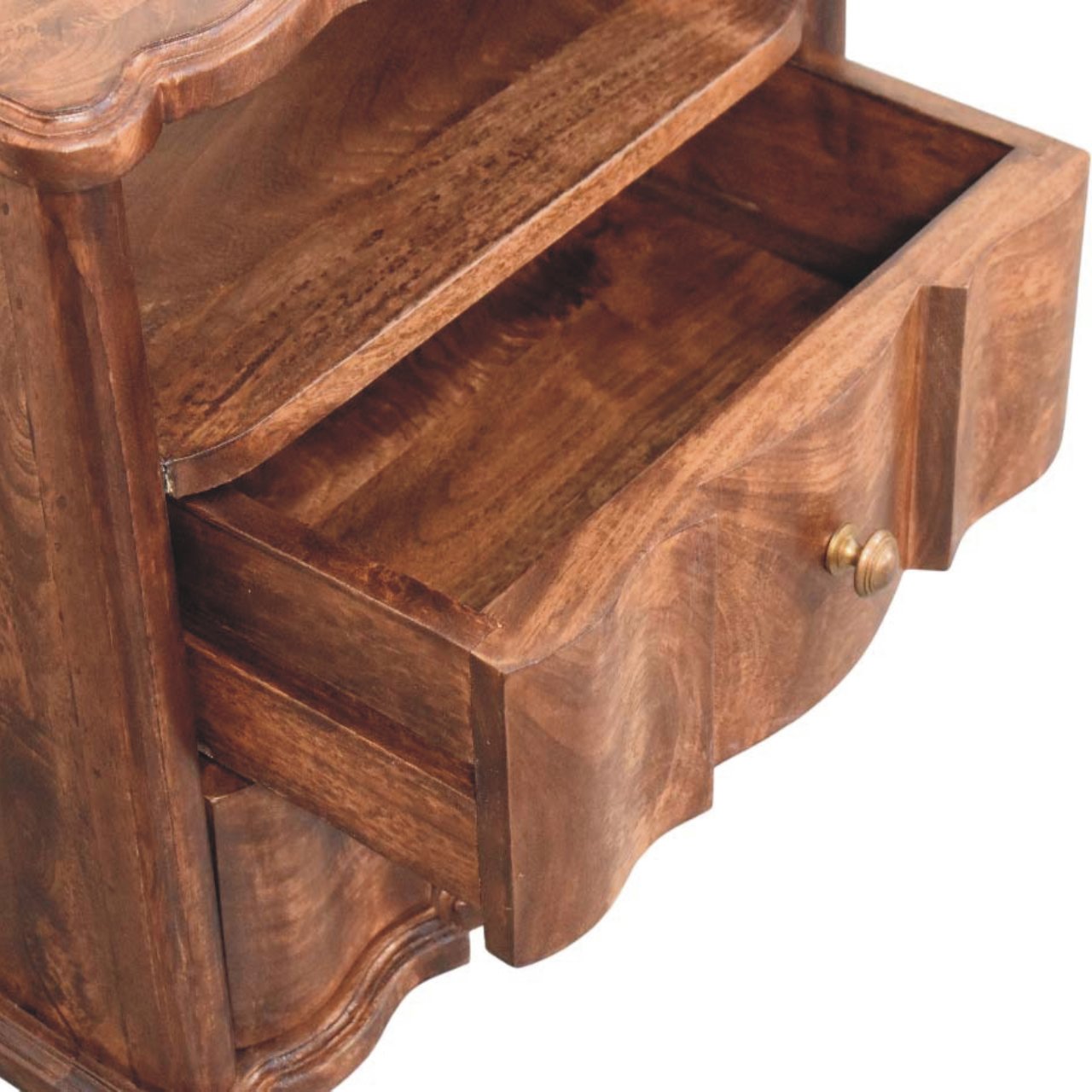 2-Drawer Bedside with Open Shelf - Image 5