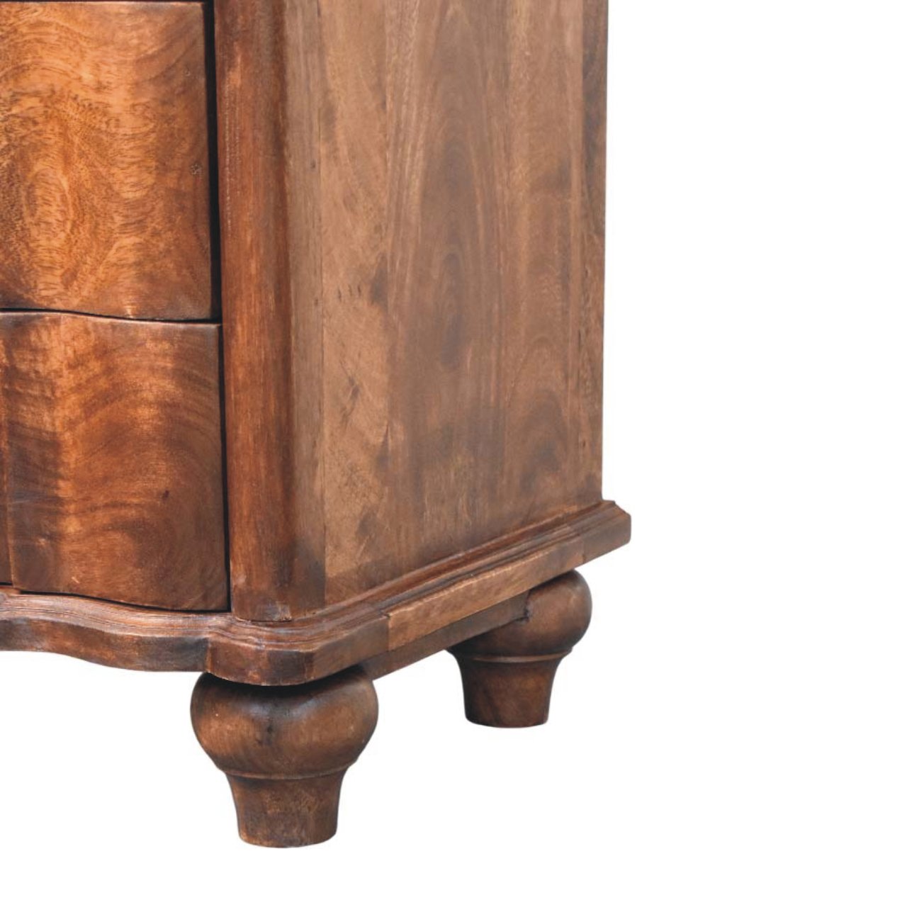 2-Drawer Bedside with Open Shelf - Image 6