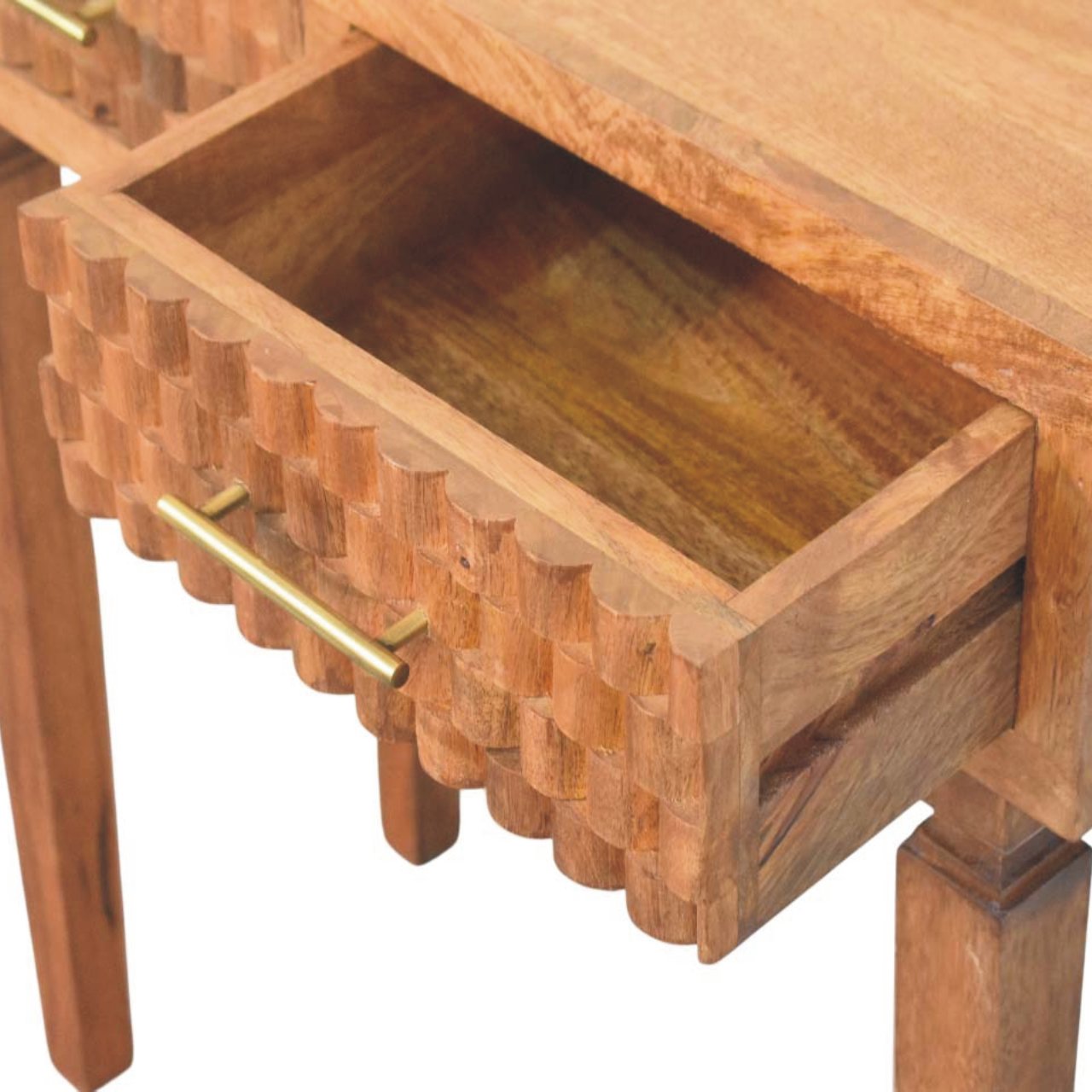 Arno Console Table in Golden Teak - Image 5
