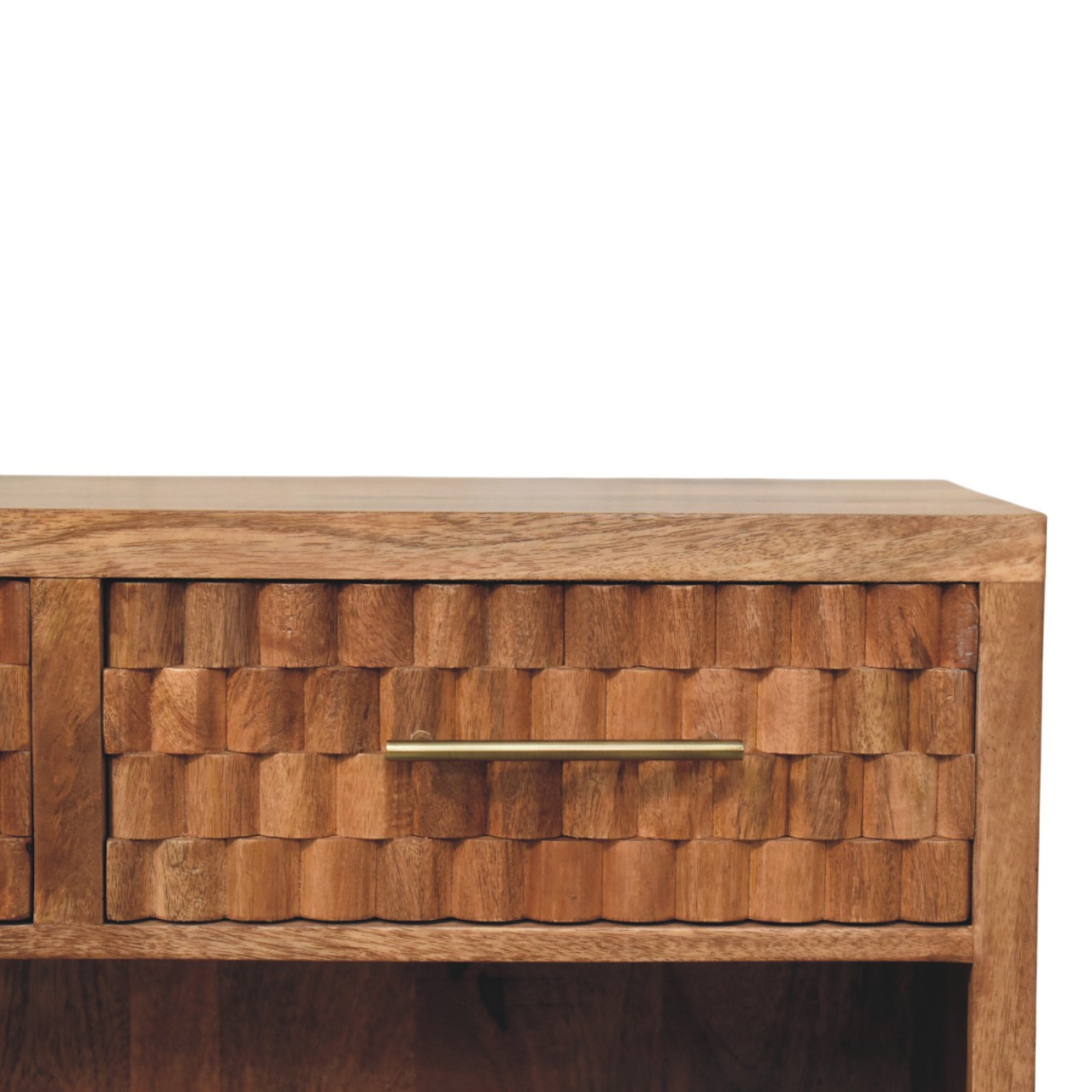 Arno Shoe Storage Unit in Golden Teak - Image 3