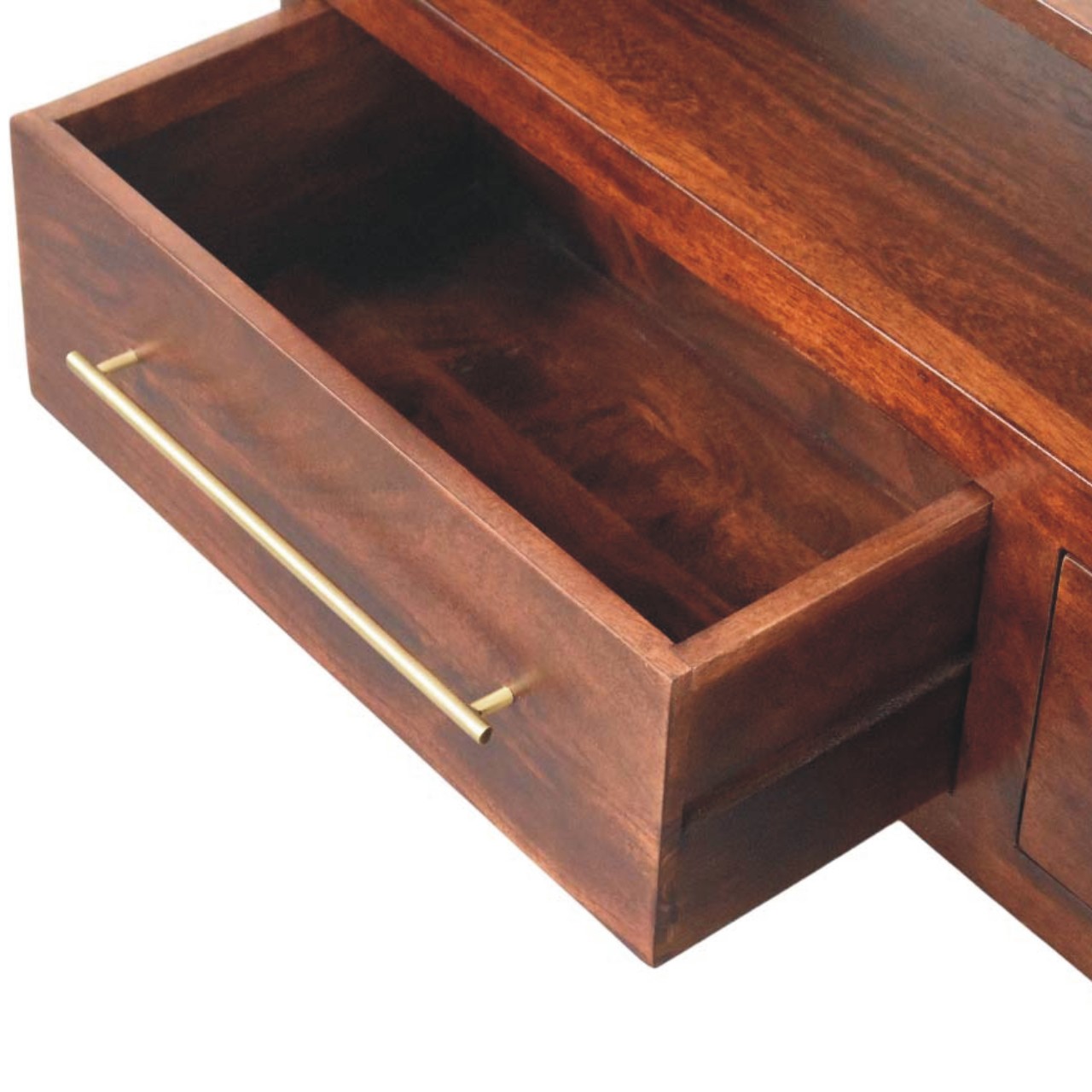 Arched Edge 2 Drawer Media Unit - Image 5