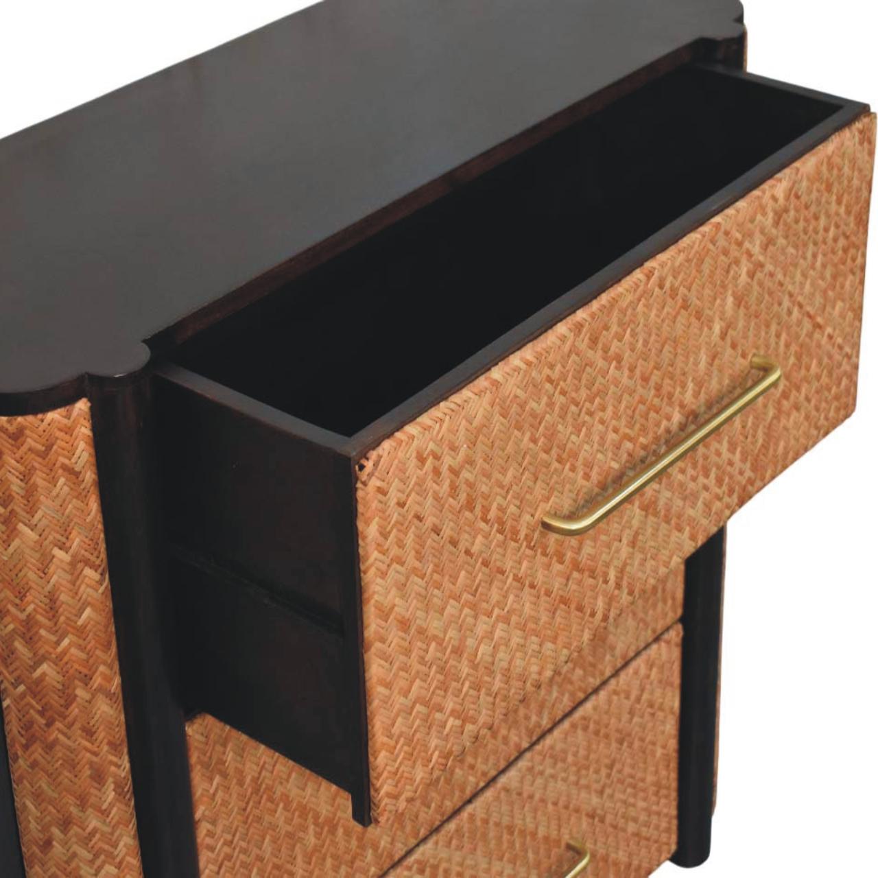 Havana Weave 3 Drawer Chest - Image 5