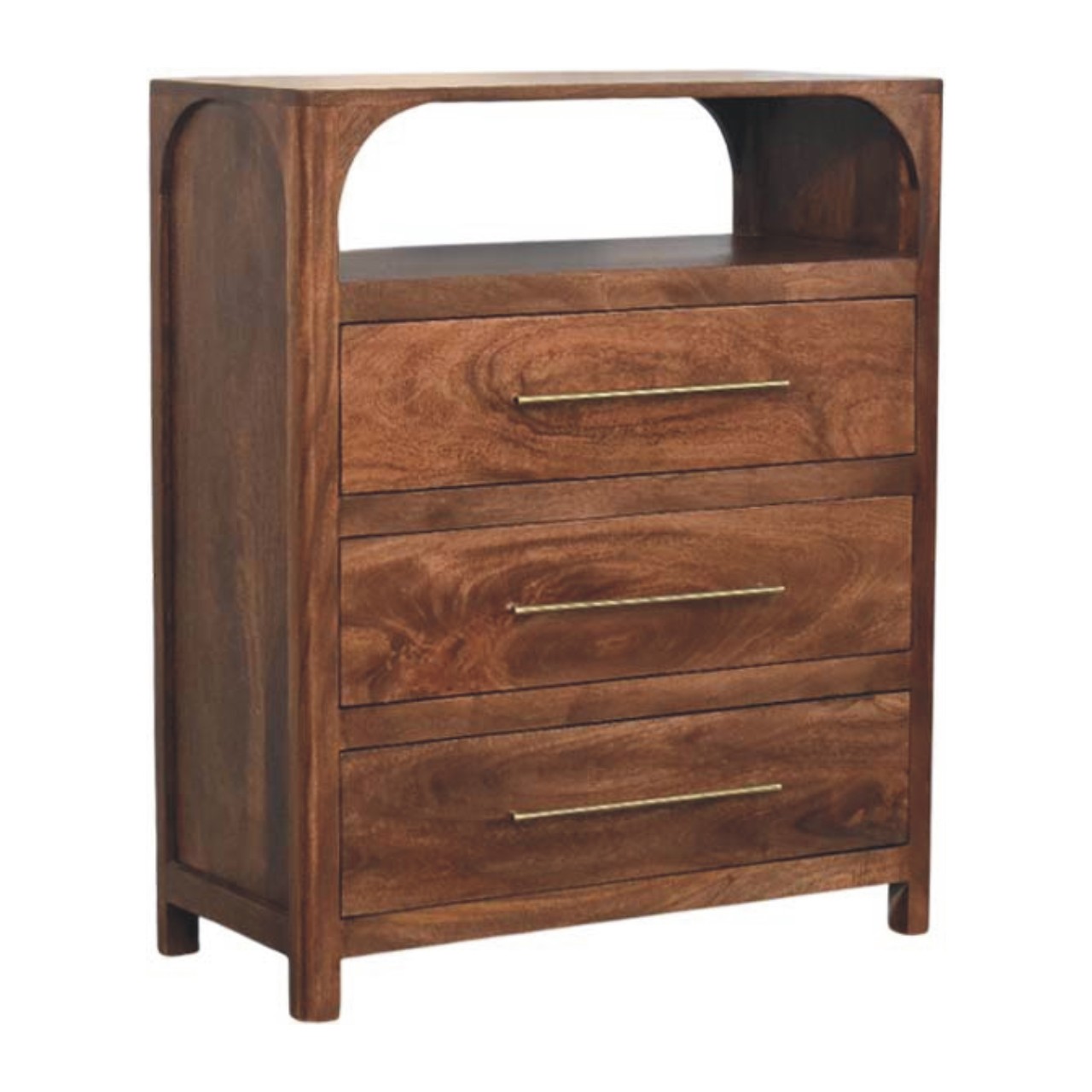 Arc-Line 3 Drawer Chest - Image 2