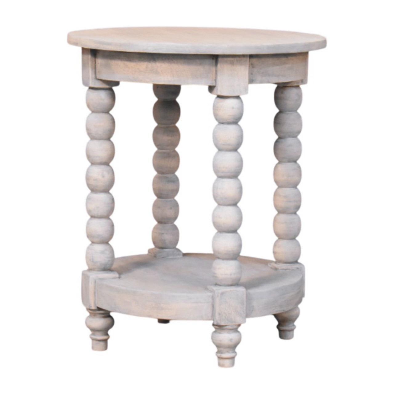 Ellsworth Round Side Table in Acid Wash - Image 2