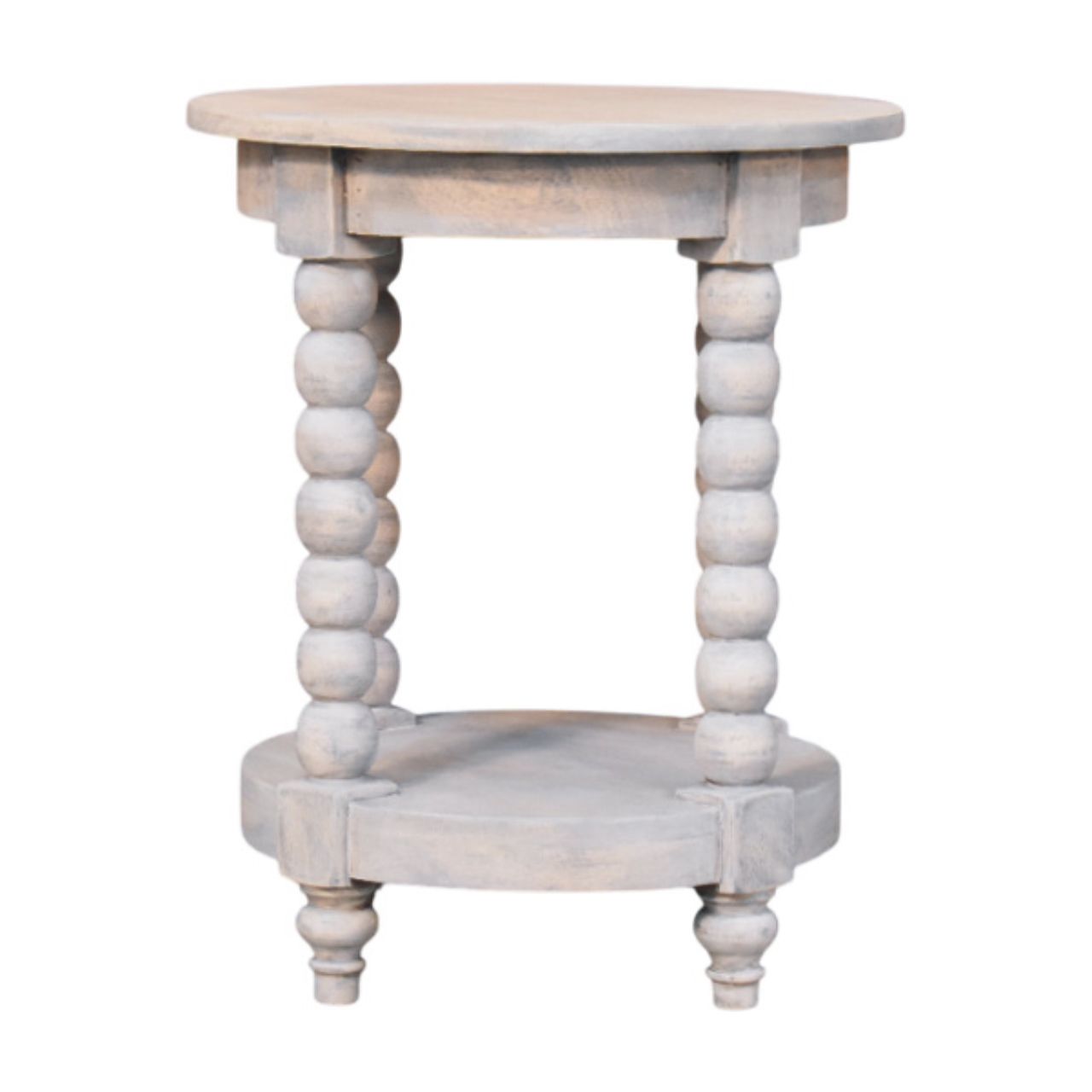 Ellsworth Round Side Table in Acid Wash - Image 8