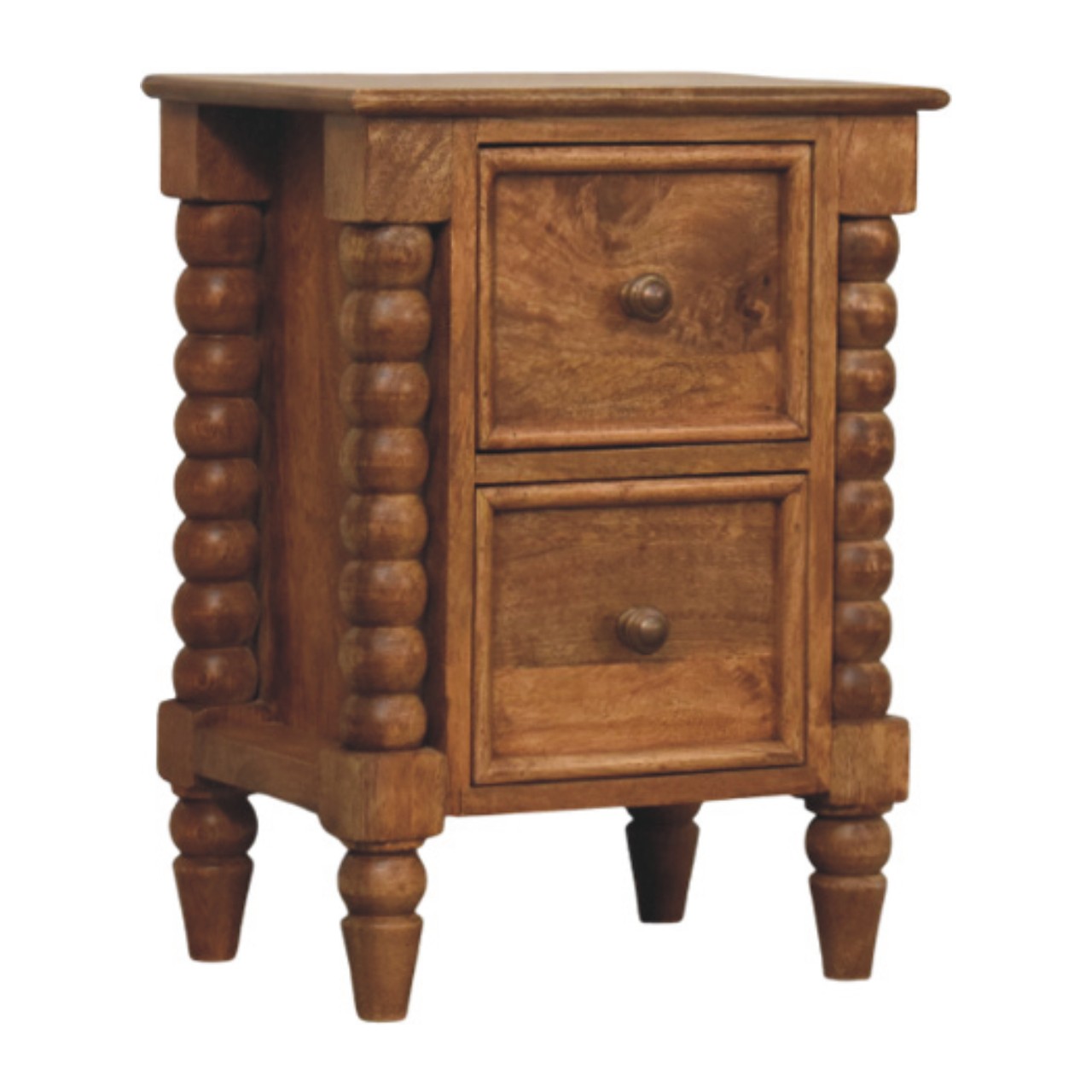 Barley Twist 2-Drawer Bedside - Image 2