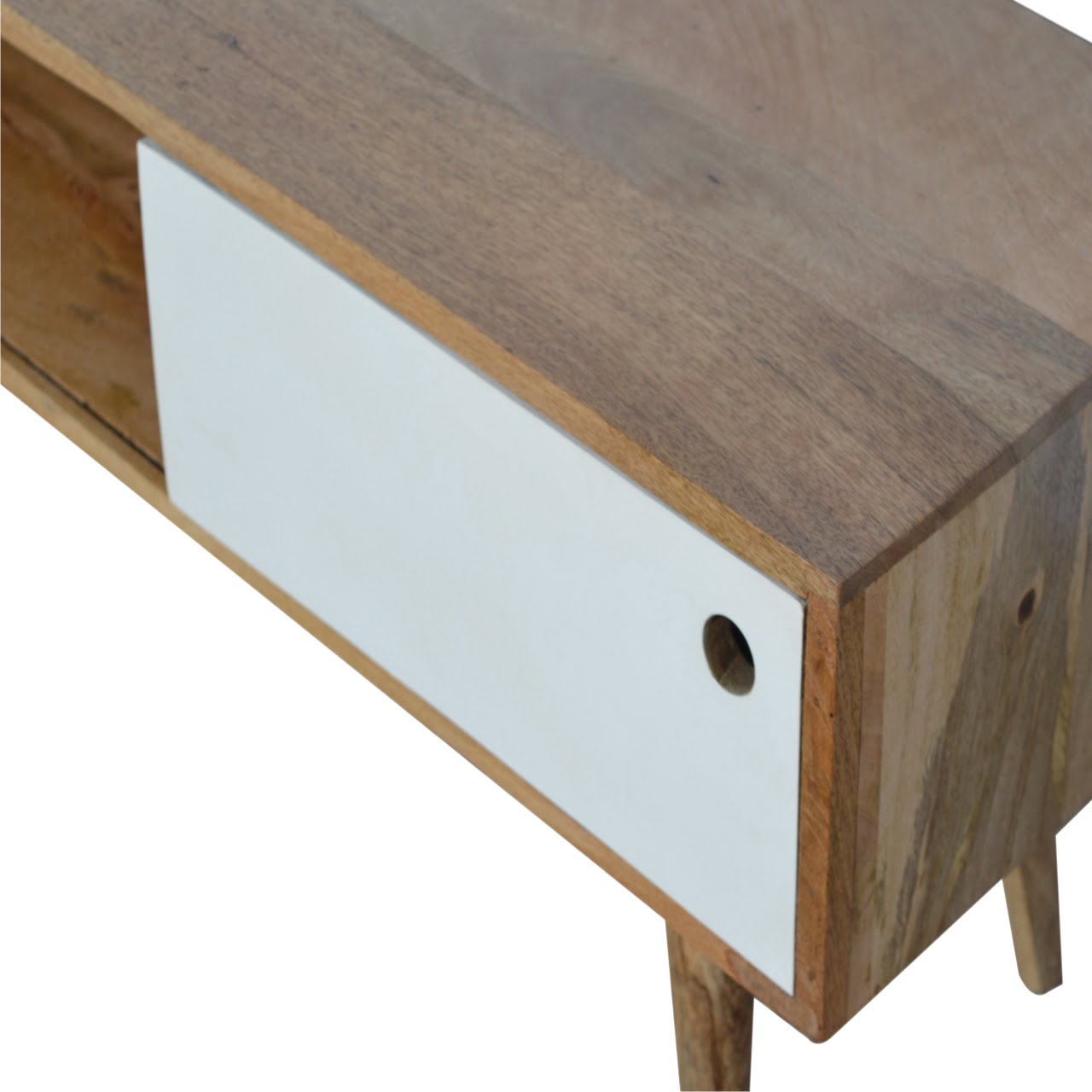 White Sliding Media Unit - Image 5