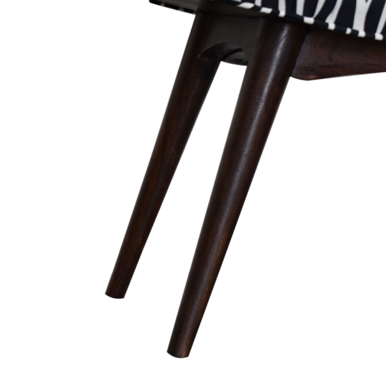Zebra Print Curved Bench - Image 8