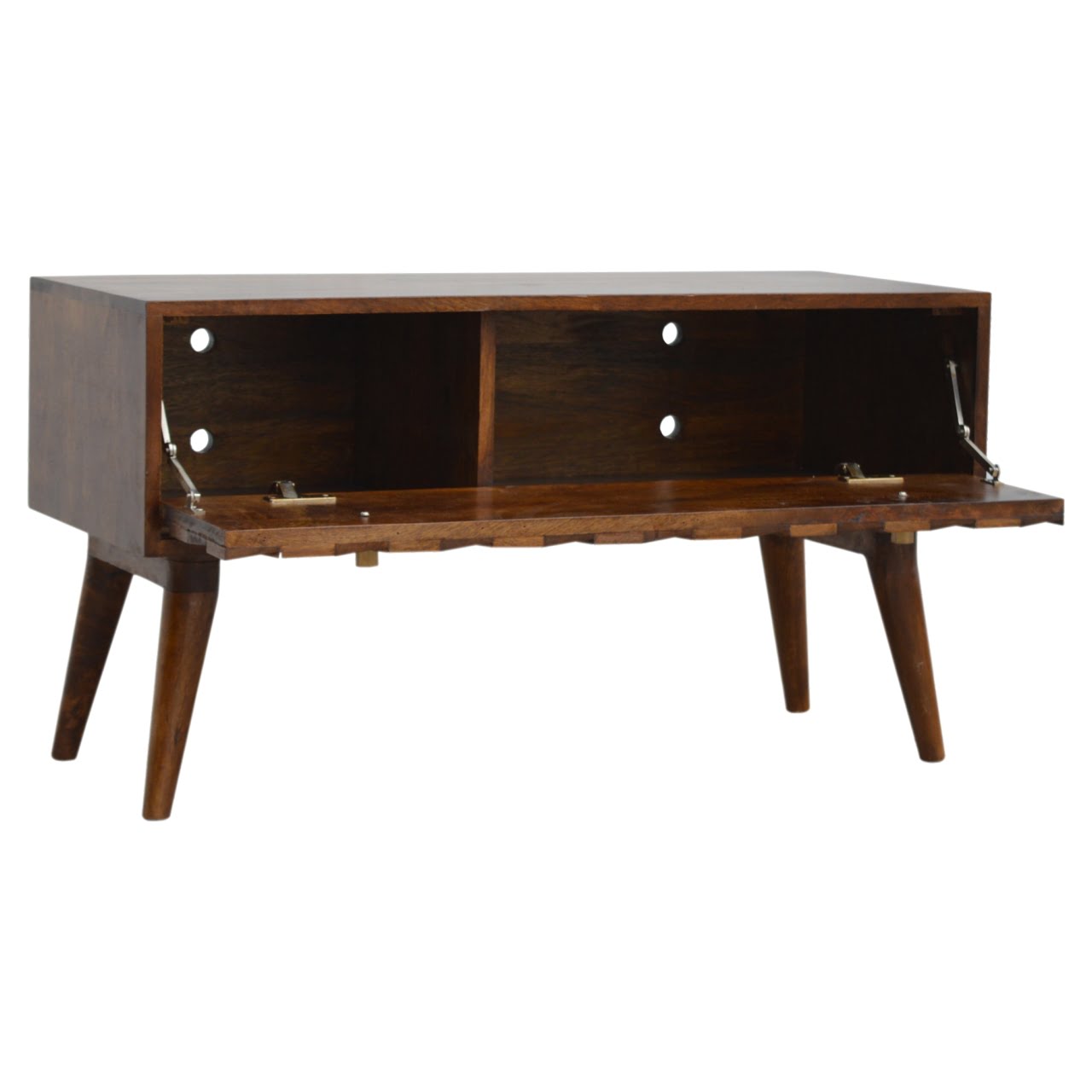 Chestnut Diamond Storage Bench - Image 6