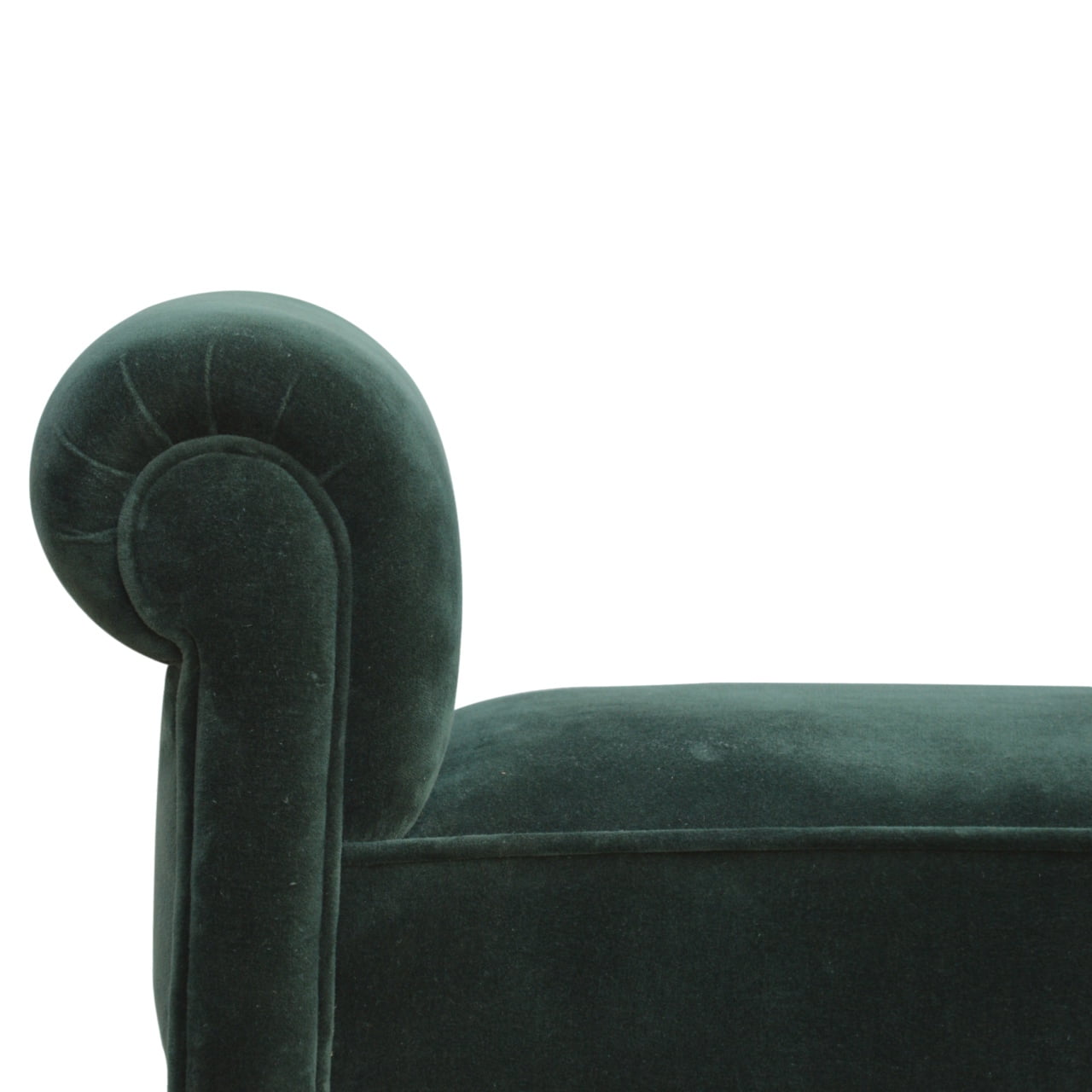 Emerald Velvet Bench - Image 3