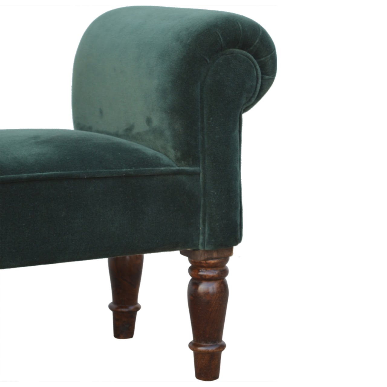 Emerald Velvet Bench - Image 6