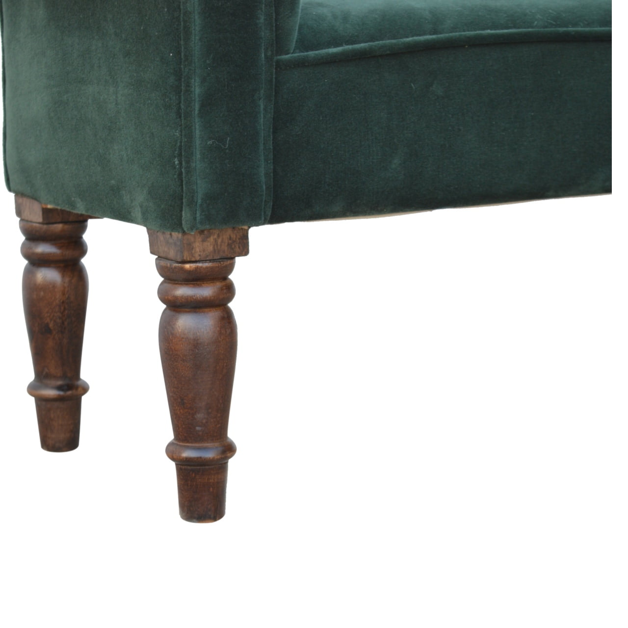 Emerald Velvet Bench - Image 7