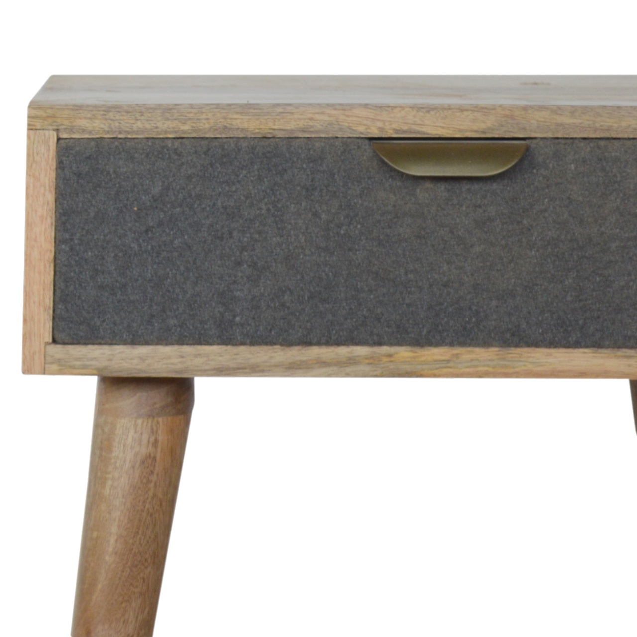 Grey Tweed Bedside - Image 3