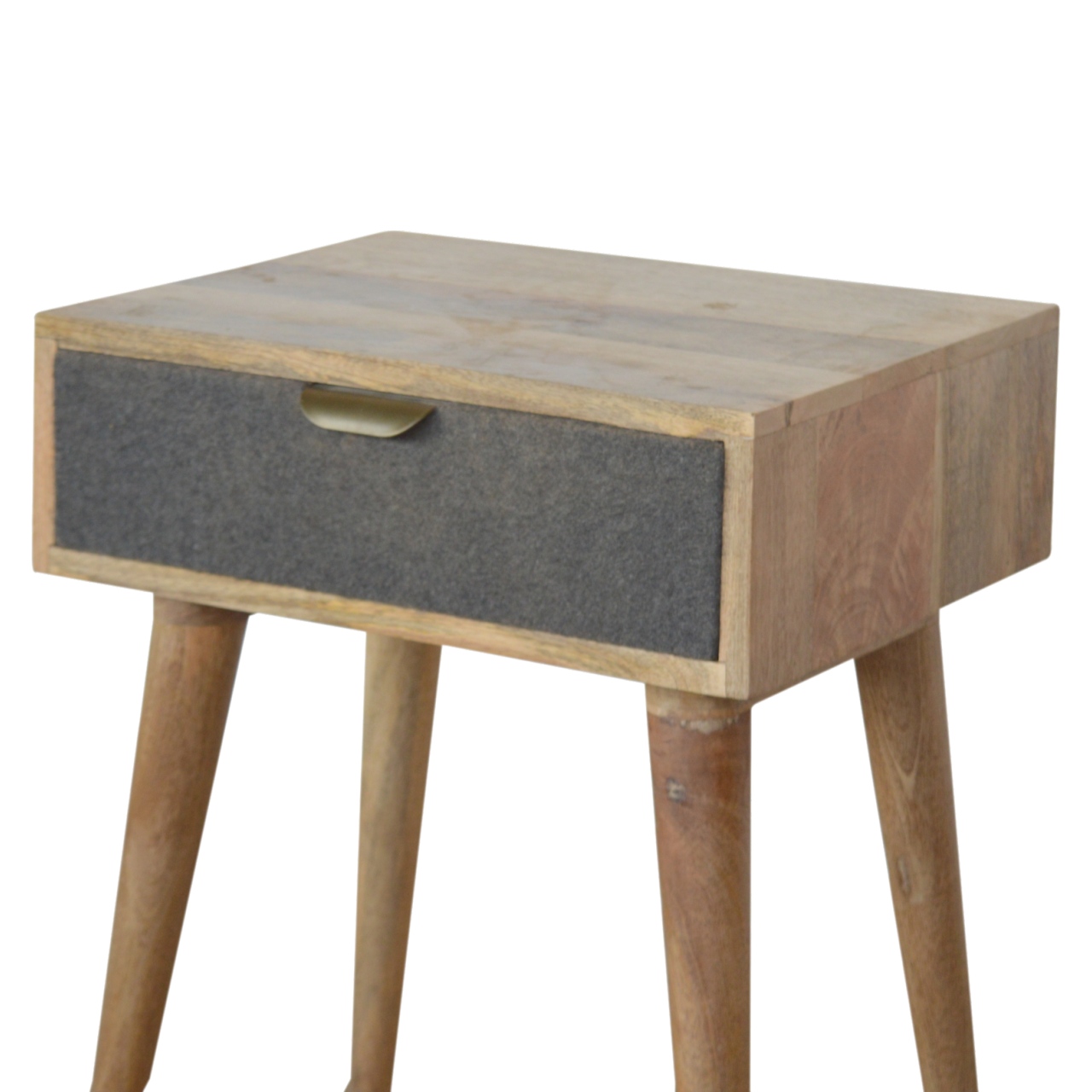Grey Tweed Bedside - Image 4