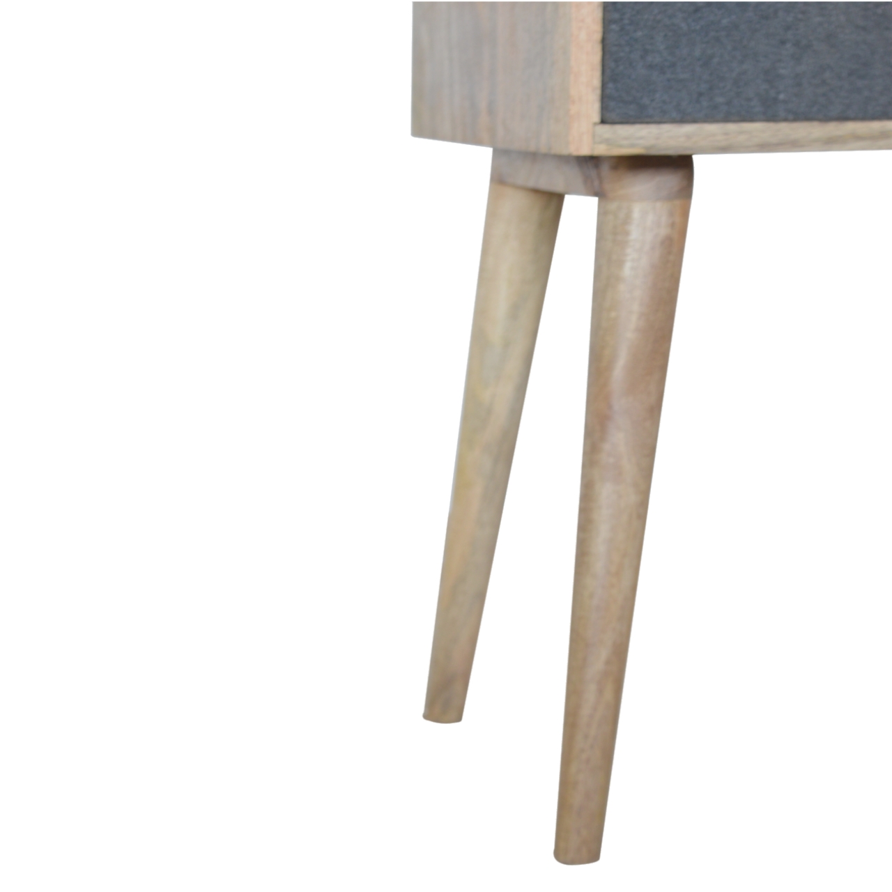 Grey Tweed Bedside - Image 6