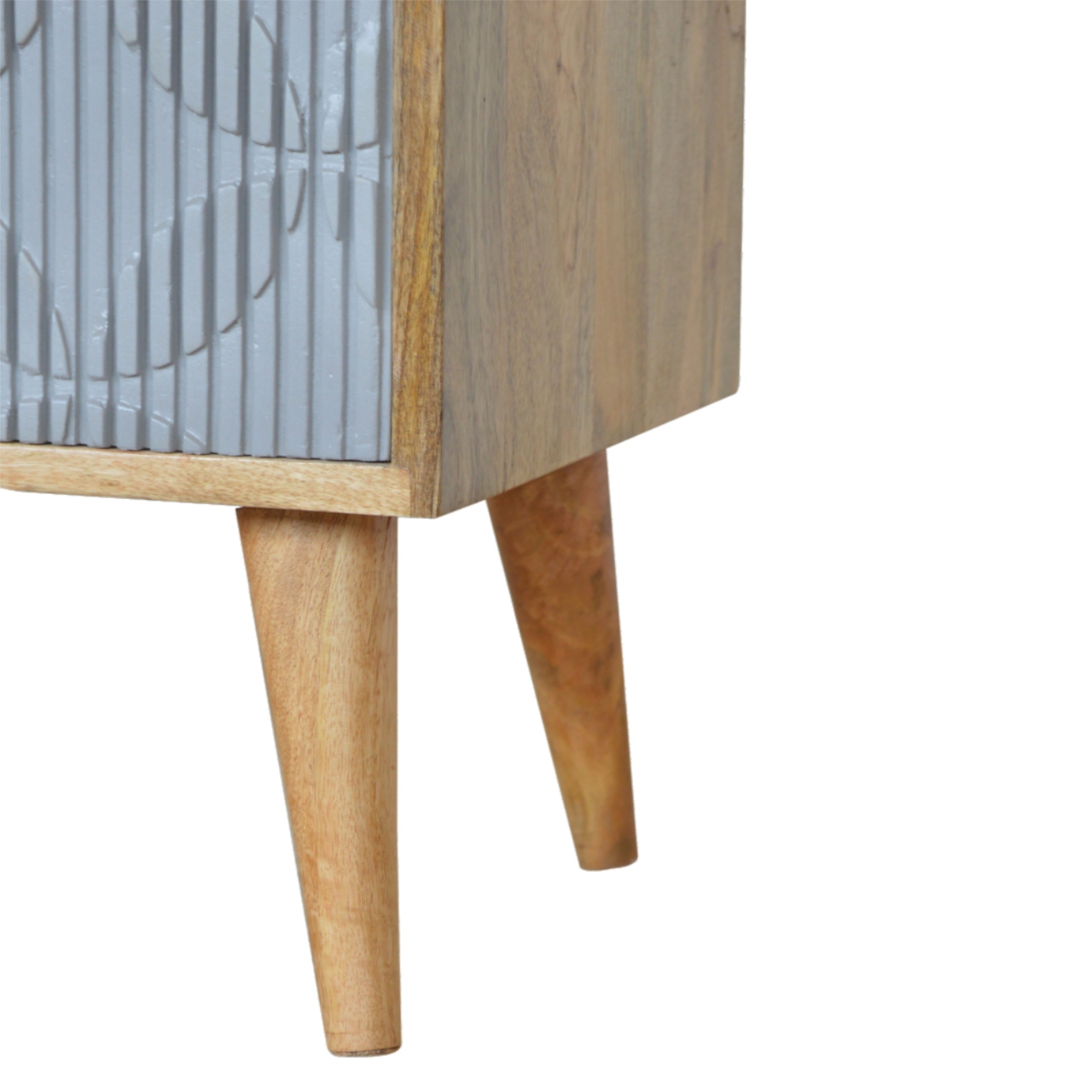 Geometric Carved Bedside - Image 6