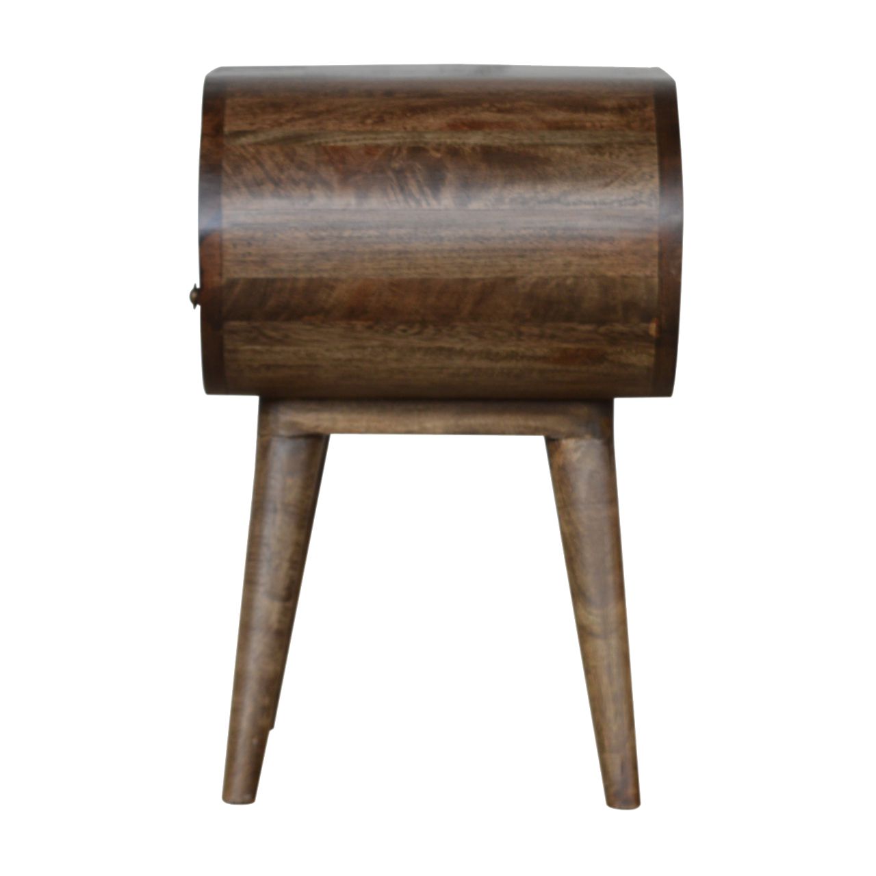 Grey Washed Circular Bedside - Image 8