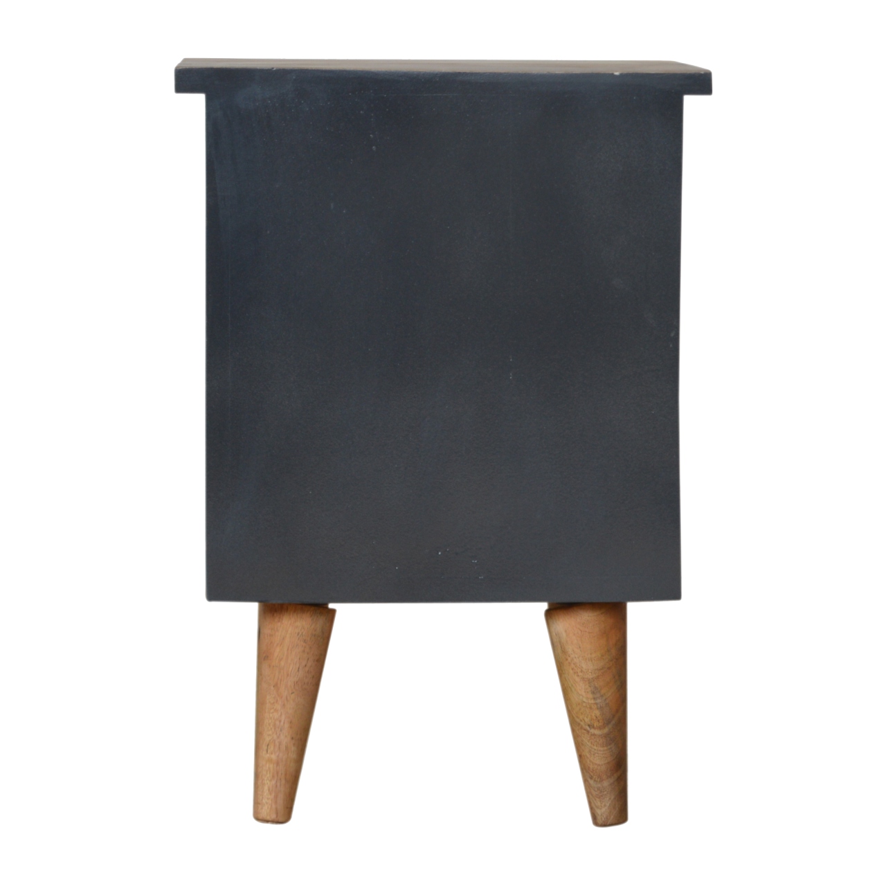 Charcoal Black Hand Painted Bedside - Image 9