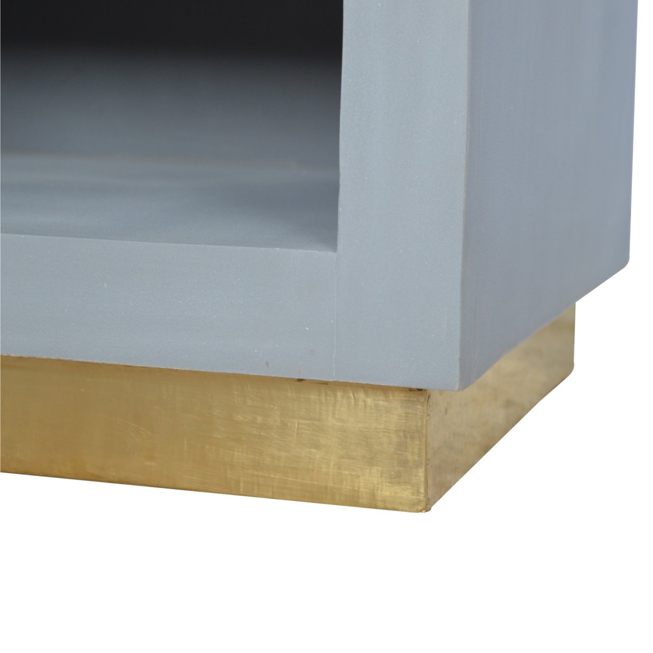 Cement Bedside with Open Slot - Image 4
