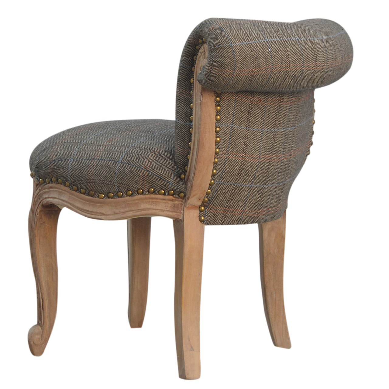 Multi Tweed Studded Chair - Image 5